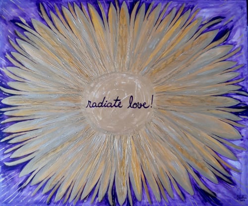 Radiate love ! | Oil And Acrylic Painting in Paintings by Elena Parau