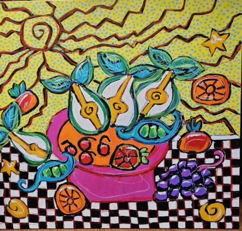 New Still Life | Mixed Media by Charleneriversstudio