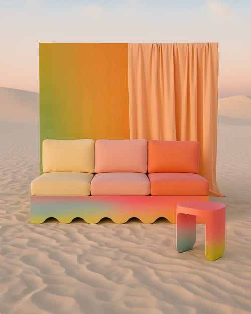 Desert Sunset Sofa | Couch in Couches & Sofas by Blaise Danio