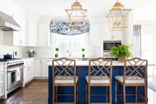 Classic Blue and White | Interior Design by Bee's Knees Interior Design | Private Residence, Hopkinton in Hopkinton