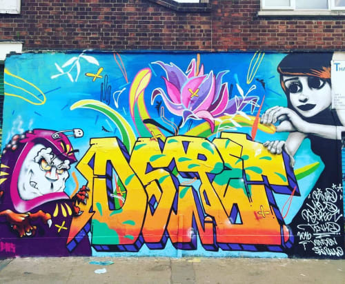 Hackney Wick Mural | Street Murals by Tinho