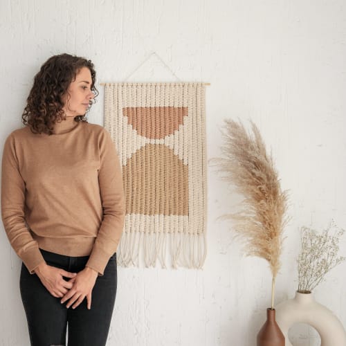 „Duality" - Terra Collection | Macrame Wall Hanging by ManaStudio