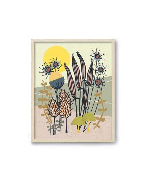 Sunrise - Mid Century Botanicals | Prints by Birdsong Prints