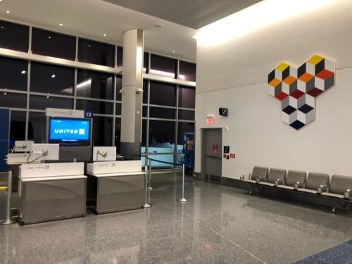 Perception 94-96 | Wall Hangings by Abedin Fine Art | George Bush Intercontinental Airport in Houston