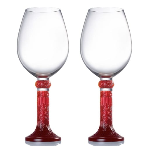 "Moon Shadow" | Glass in Drinkware by Lawrence & Scott