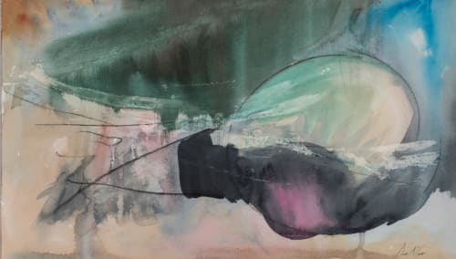 Mountain Storm | Mixed Media in Paintings by Gretta McCall