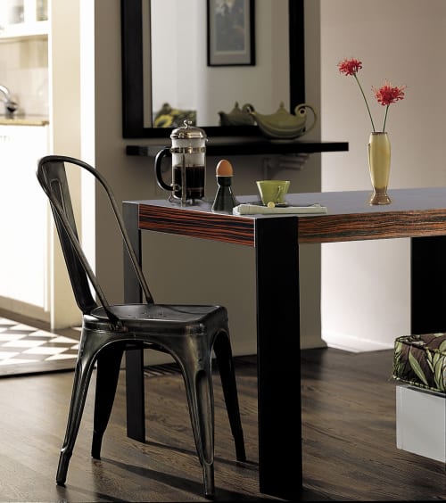 DT-33 Dining Table and FR-27 Mirror | Tables by Antoine Proulx Furniture, LLC