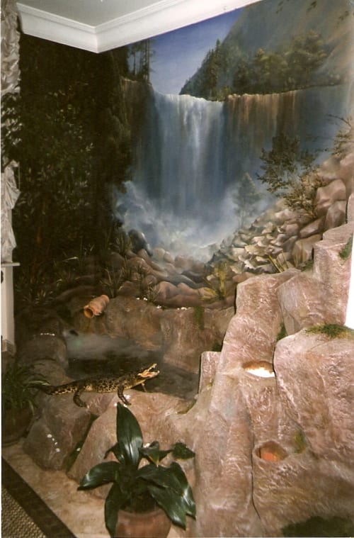 Waterfall | Murals by Olga Aleksandrova