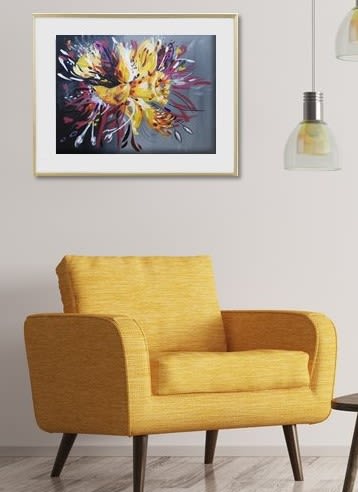 Daffodil Surprise Framed Print | Paintings by Judy Century Art