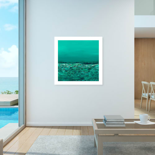 "Chikitu Storm" - Archival Gicleé Print - Dark Ocean Art | Prints by Kelly Hanna Studio