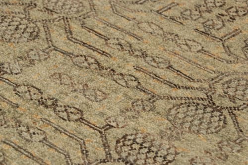 Rug & Kilim’s Khotan Rug in Green and Gold with Pomegranate | Rugs by Rug and Kilim