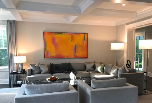 The Sun Just Touched the Morning | Oil And Acrylic Painting in Paintings by Kat Evans