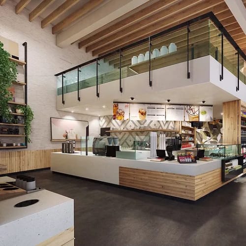 Interior Design | Interior Design by Bells & Whistles | The Coffee Bean & Tea Leaf in Santa Monica