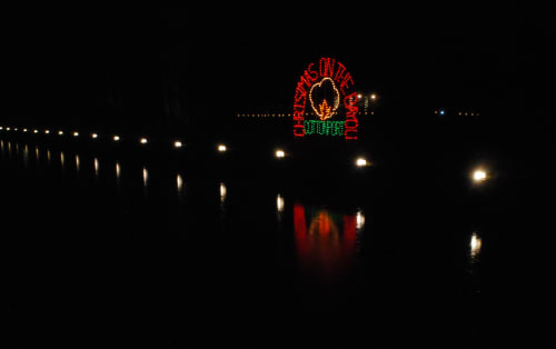 Christmas on the Bayou Sign | Sculptures by Boonies Design + Fabrication