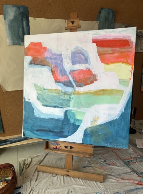 Window Light | Collage in Paintings by Lizzie DiSilvestro