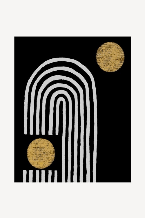 Black Rainbow | Art Print | Prints in Paintings by PAR  KER made