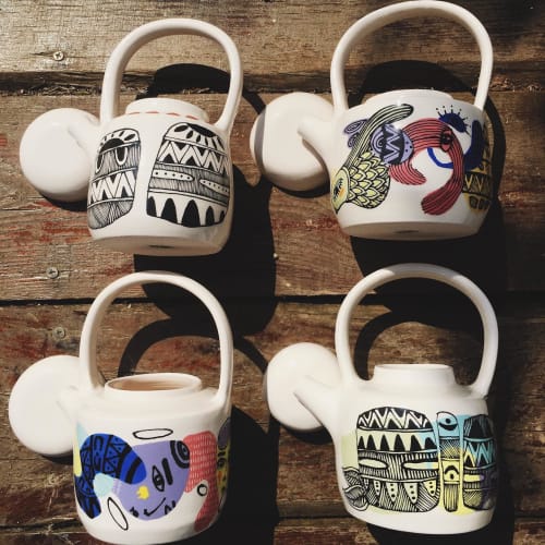 Handmade, handpainted teapots | Tableware by Kizilkarakovan