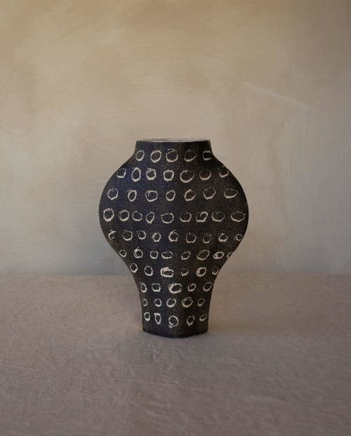 Ceramic Vase ‘Negative Small Rounds’ | Vases & Vessels by INI CERAMIQUE