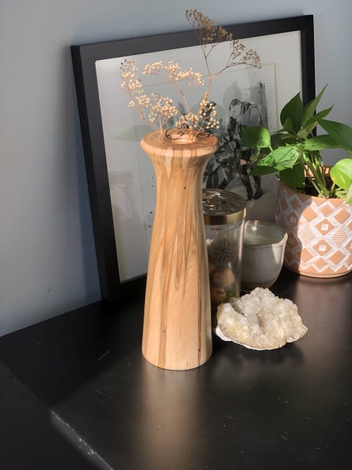 Ambrosia Maple vase 2 | Vases & Vessels by Patton Drive Woodworking