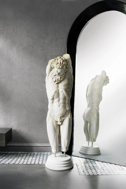 Marsyas Compressed Marble Powder Statue | Sculptures by LAGU