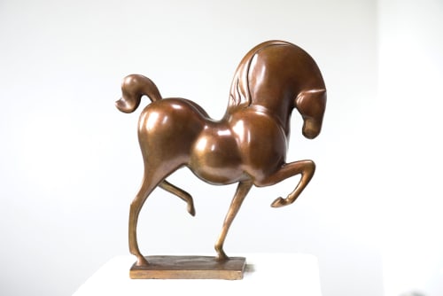 The Star - Horse Sculpture Bronze | Sculptures by Ninon Art