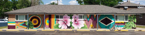 Wild Urban Medicine: Mallow | Murals by Katy Casper