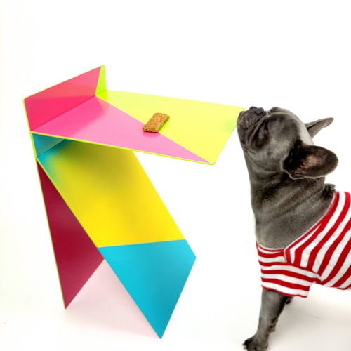 The A.R.T. edition of the "Miru Accent Table" | End Table in Tables by Ooak Design Inc.