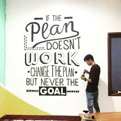 Calligraphy Mural | Murals by Halil Fuady Ashar