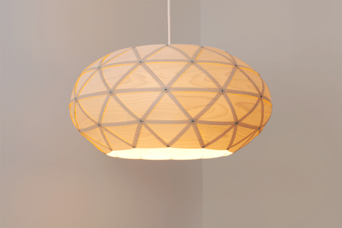 Wood Veneer Light Ellipse 75 / 60 | Pendants by ADAMLAMP | Hungexpo B épület in Budapest