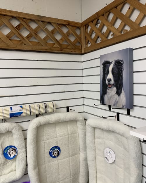 Border Collie Dog Art Print | Prints by Paws By Zann Pet Portraits | Olivers Raw in Nanaimo