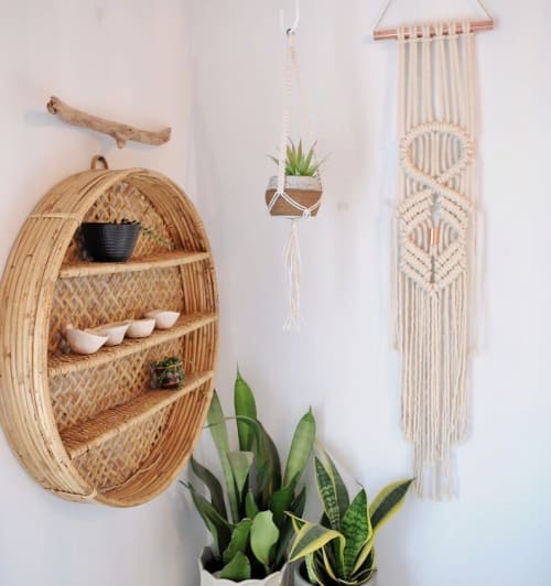 macrame wall hanging| modern fibre tapestry | Wall Hangings by indie boho studio