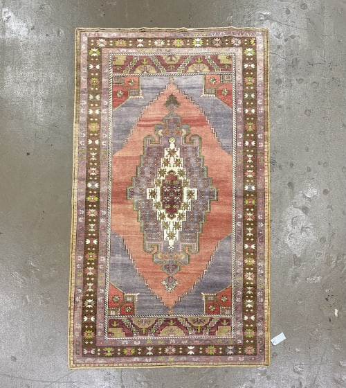 Vintage Turkish Rug | 5 x 8.8 | Area Rug in Rugs by Vintage Loomz