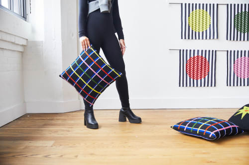 Grid Pillow Cover | Pillows by Molly Fitzpatrick