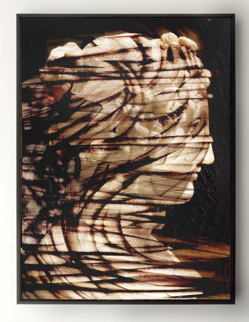 Head 27B | Mixed Media in Paintings by Dario Moschetta