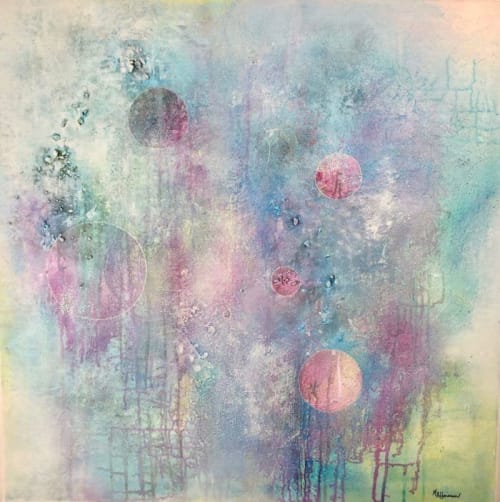 Dream of Joy | Oil And Acrylic Painting in Paintings by Margaret Alice Høiesen