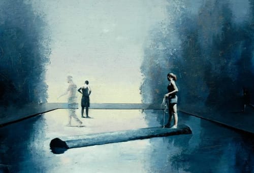 Young Girl Never Letting Go | Paintings by Gary Ruddell | Spruce in San Francisco