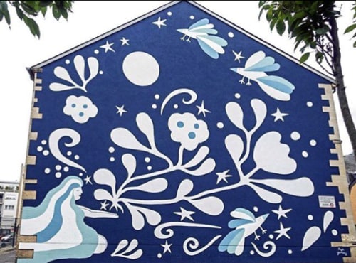 Aale Lycee mural | Murals by Lisa Junius