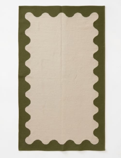 Handwoven Woolen Runner Rug | Rugs by Evergreen C