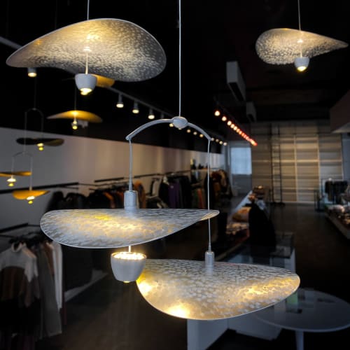 Nymphaea Installation | Pendants by Claudine Gevry Studio | Zebraclub Vancouver in Vancouver