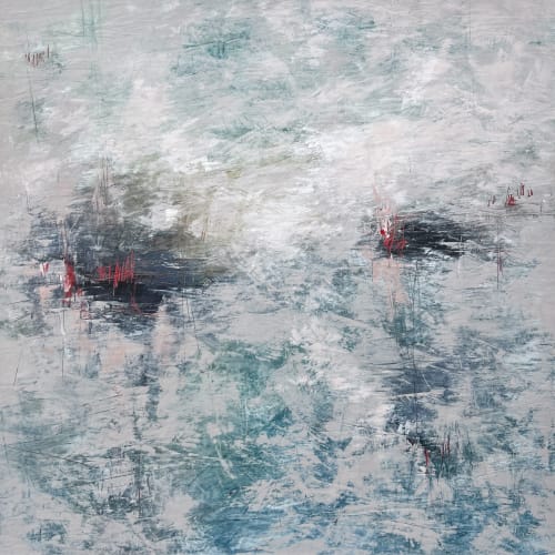 Lost In The Fog | Oil And Acrylic Painting in Paintings by Ana Carolina Mönnaco