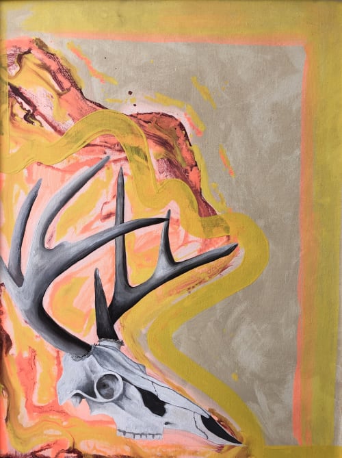 You Can Dance Through The Fire As Well | Paintings by Soledad Fernandez-Whitechurch