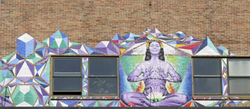 The Heartcenter Mural | Street Murals by Jake Millett | The Heart Center in Seattle
