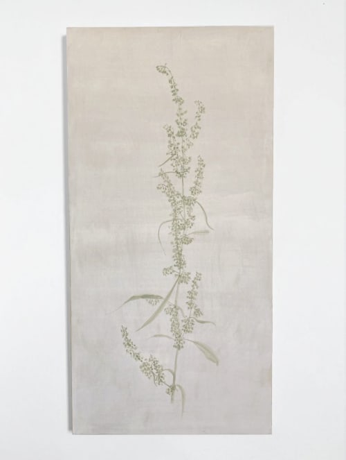 Rumex Crispus | Oil And Acrylic Painting in Paintings by Tania Love