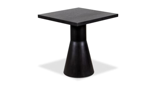 Ebonized Oak Wood Black Square Dining Table by Costantini | Tables by Costantini Design