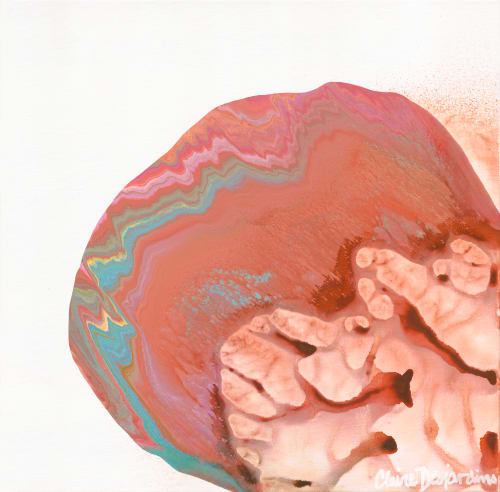 The Edge of Cerebral | Oil And Acrylic Painting in Paintings by Claire Desjardins