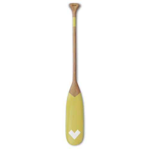 Heart Lagoon Yellow Painted Paddle - Decor Object | Wall Sculpture in Wall Hangings by Hualle