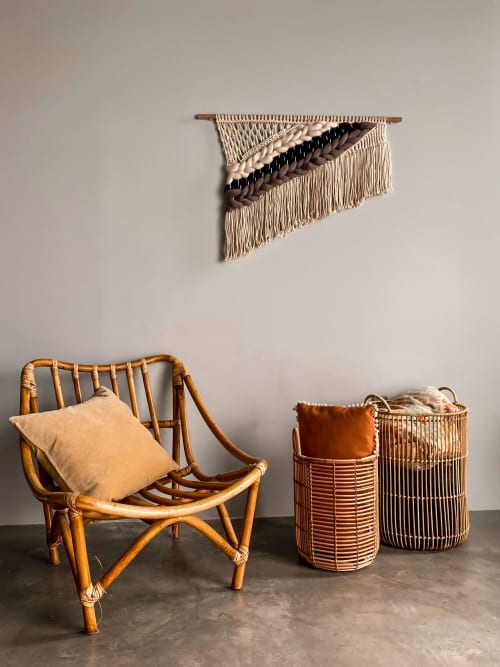 Neutral Macrame/Macraweave Wallhanging