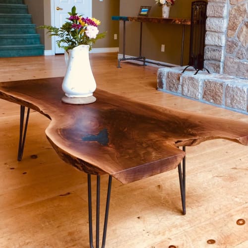 Walnut Slab - Coffee Table | Tables by Timber By Tucker Rustic Design