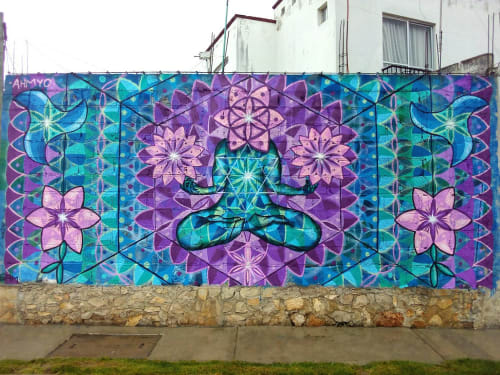 Meditation | Street Murals by Ahmyo