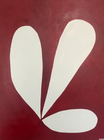 Flower Bloom and Reflection II | Oil And Acrylic Painting in Paintings by Kerry Campbell